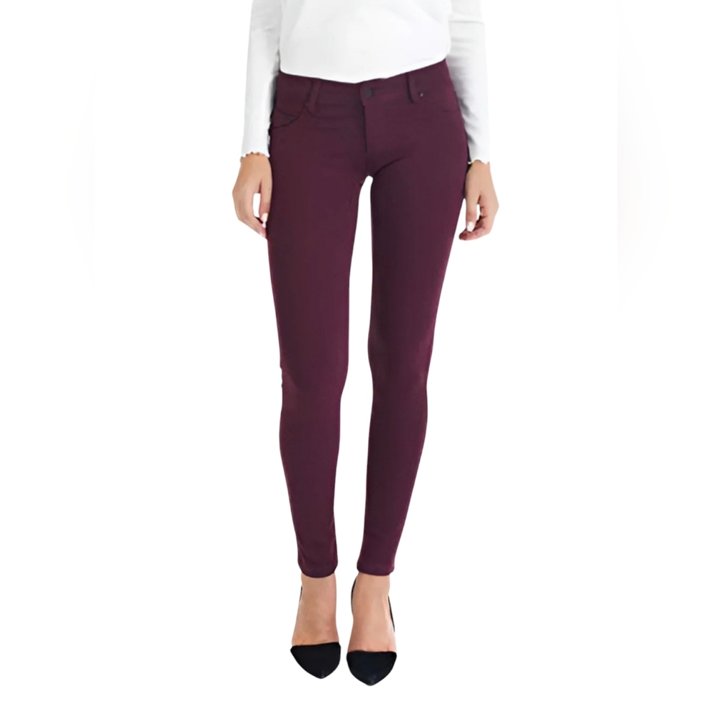 Design Lab Lord & Taylor Burgundy Pants